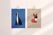 Cute dogs set, patterns, poster, an Animal Illustration by PaperTrident (Thumbnail 10 of 13)