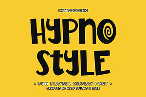 Hypno Style, a Handwritten Font by HATFSTUDIO