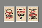 15 Vintage Dog Mom Quote Posters, a Poster Template by C Design Studio (Thumbnail 7 of 10)