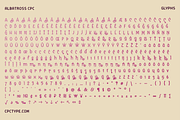 Albatross CPC, a Sans Serif Font by Christopher P. Cacho (Thumbnail 3 of 5)
