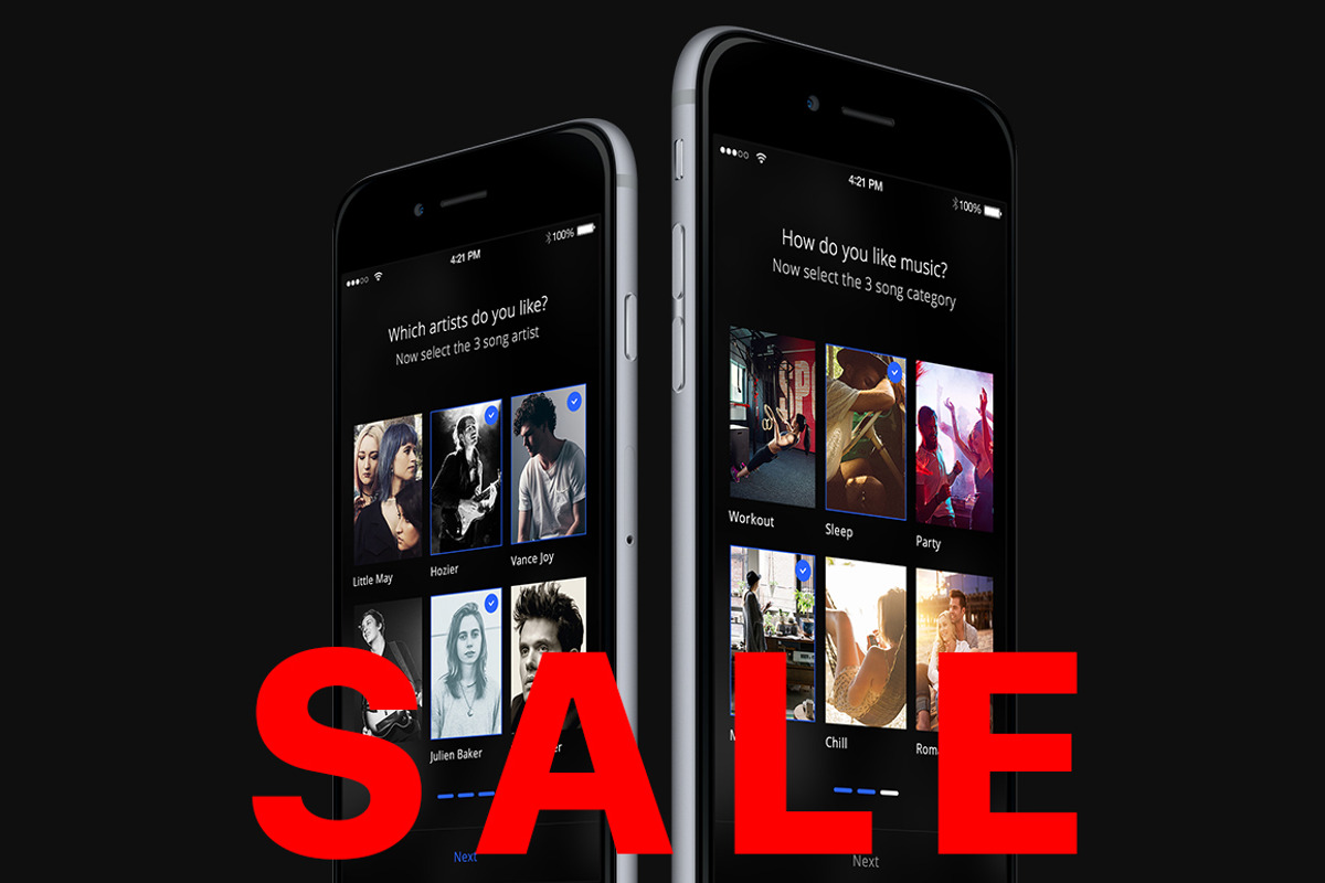 Beat Startup Music App UI Kit, an UI Kit Template by Design Universe (Photo 1 of 3)