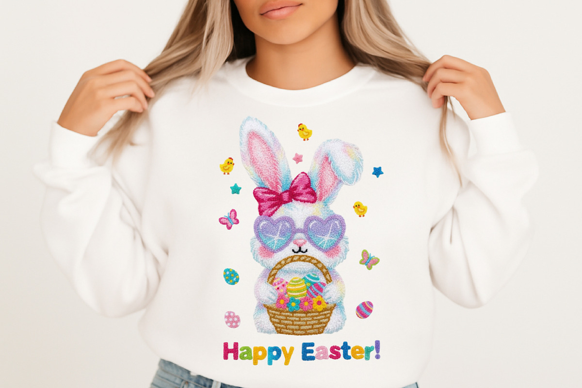Faux Yarn Easter Bunny Png Easter Pn, an Illustration by designcity5 (Photo 9 of 9)