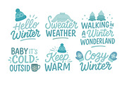 Winter Set, a Seasonal Illustration by ananastya (Thumbnail 7 of 9)