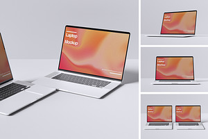 Laptop Mockup, a Device Mockup by HanaSaka_Studio