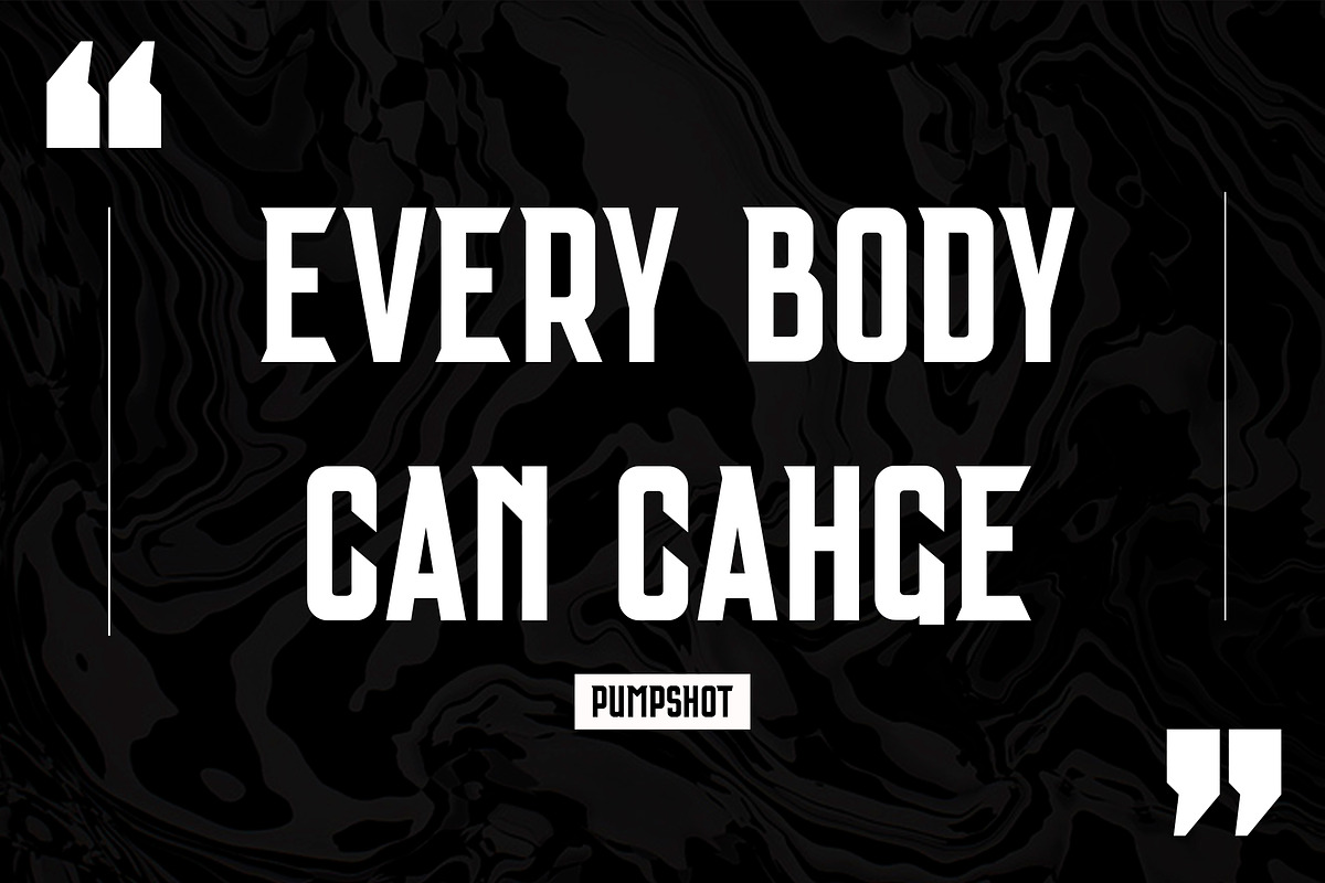 Pumpshot - Sport Sans, a Sans Serif Font by Typia Nesia (Photo 5 of 9)