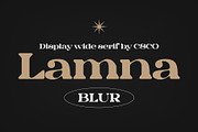 Lamna Blur, a Serif Font by Craft Supply Co. (Thumbnail 1 of 8)