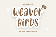 Weaver Birds, a Font by Essentials Studio (Thumbnail 1 of 8)
