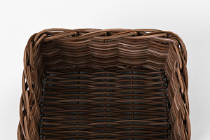 Apple Basket Ikea Byholma 1 Brown