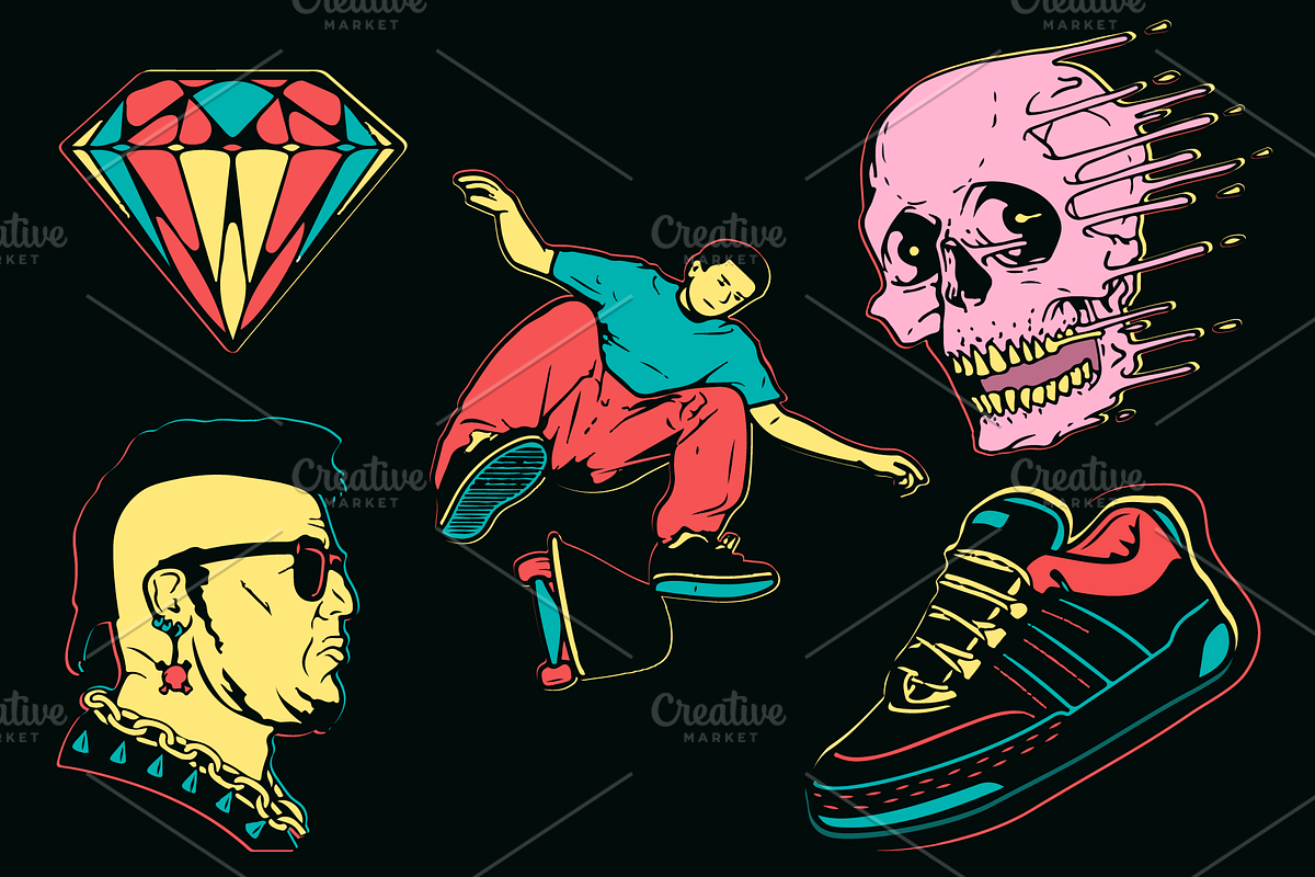 32+ Apparel T-Shirt Vector Prints, an Illustration by Den Marty Studio (Photo 20 of 24)