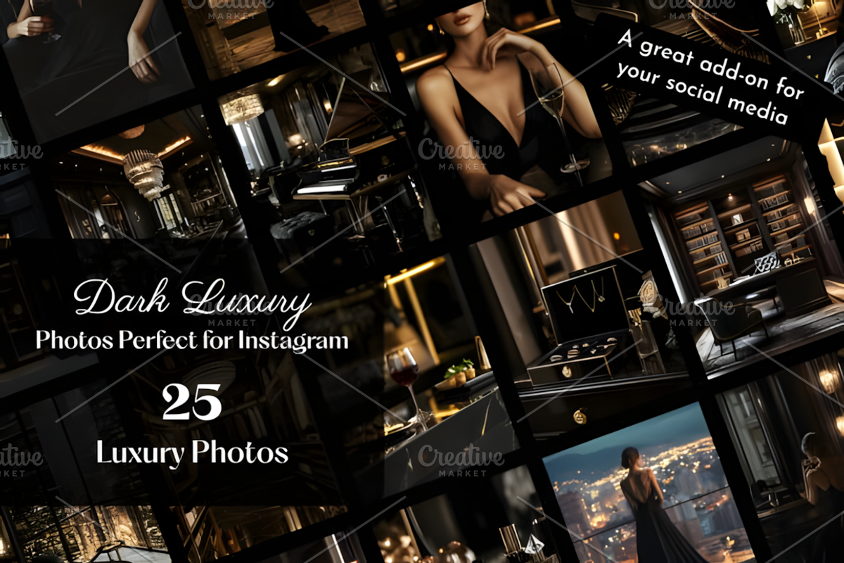 Dark Luxury Photos – Faceless Elegan, a Social Media Template by Ink Gallery (Photo 3 of 6)