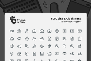 Those Icons Line & Glyph Bundle