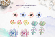 Unicorns. Watercolor set, an Animal Illustration by JuliaBadeeva (Thumbnail 6 of 11)