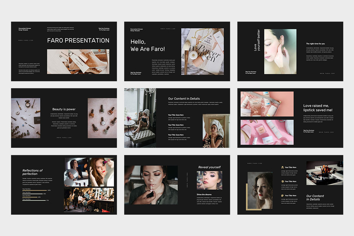 Faro : Beauty Clinic Google Slides, a Presentation Template by Punkl Camp (Photo 6 of 9)