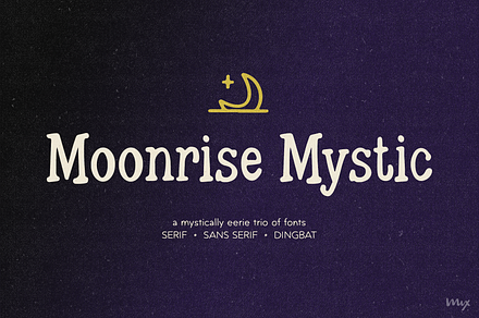 Moonrise Mystic — A Witchy Font Trio, a Serif Font by Mix Fonts