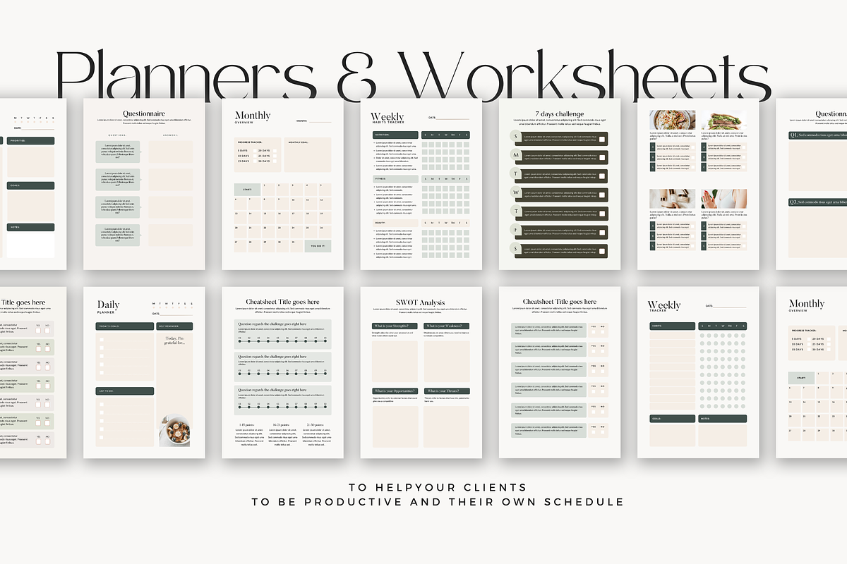Canva Wellness Ebook WorkBook Kathy preview 8