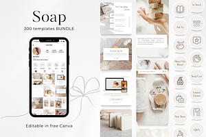 300 Soap Social Media BUNDLE