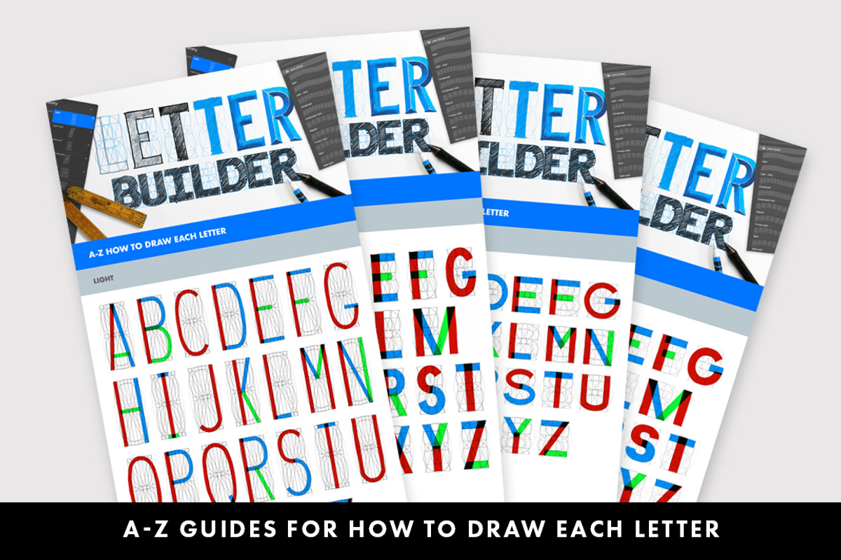 LetterBuilder - Draw letters easily!, a Brush Add-On by Ian Barnard (Photo 6 of 9)