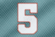Baseball Numbers Font. SVG, PNG, an Object Graphic by MockupsBox (Thumbnail 7 of 11)