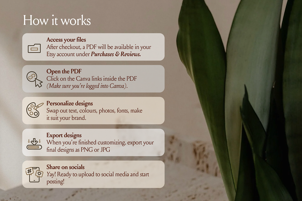Coastal Airbnb Instagram Templates, a Social Media Template by CanvaTemplateClubCo (Photo 7 of 11)