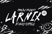 Larnix Font, a Handwritten Font by mesuka (Thumbnail 1 of 4)