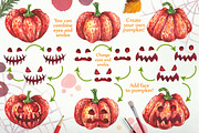 Watercolor set Happy Halloween, an Illustration by AnnieDove (Thumbnail 7 of 8)