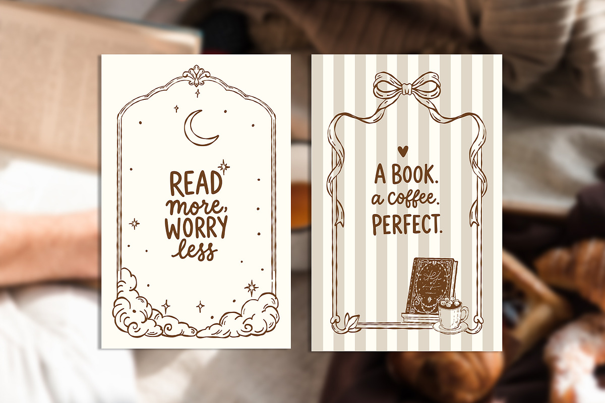 Coffee & Books Bookish Vector Set, an Object Graphic by VerAna (Photo 7 of 23)