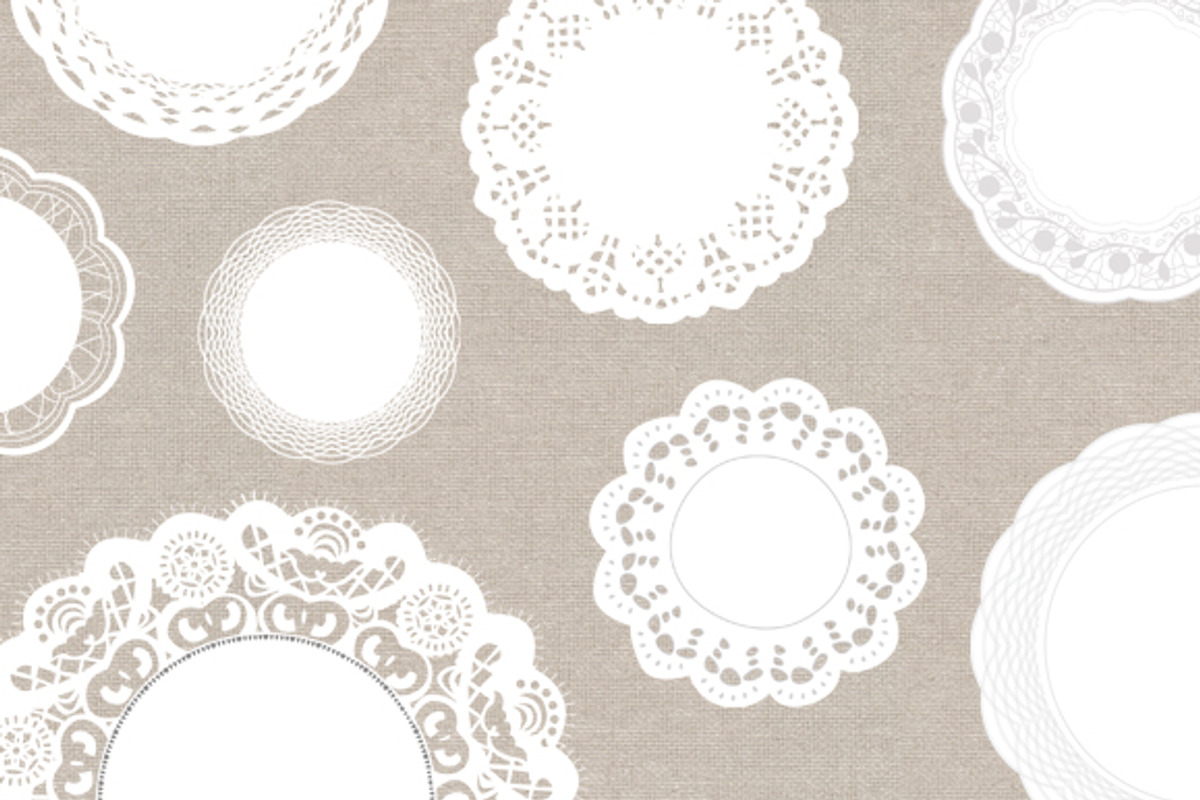 Doily Vector - Doily Clip Art preview 2