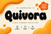Quivora – Bold Organic Display Font, a Slab Serif Font by Wow Magic (Thumbnail 1 of 5)