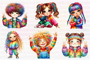 Juneteenth Girl Clipart, an Illustration by CreationArt (Thumbnail 3 of 5)