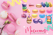 Dessert bundle watercolor clipart, a Food Illustration by CpandoShop (Thumbnail 4 of 6)