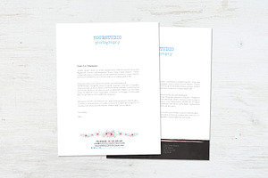 Letterhead Template Petite Flowers