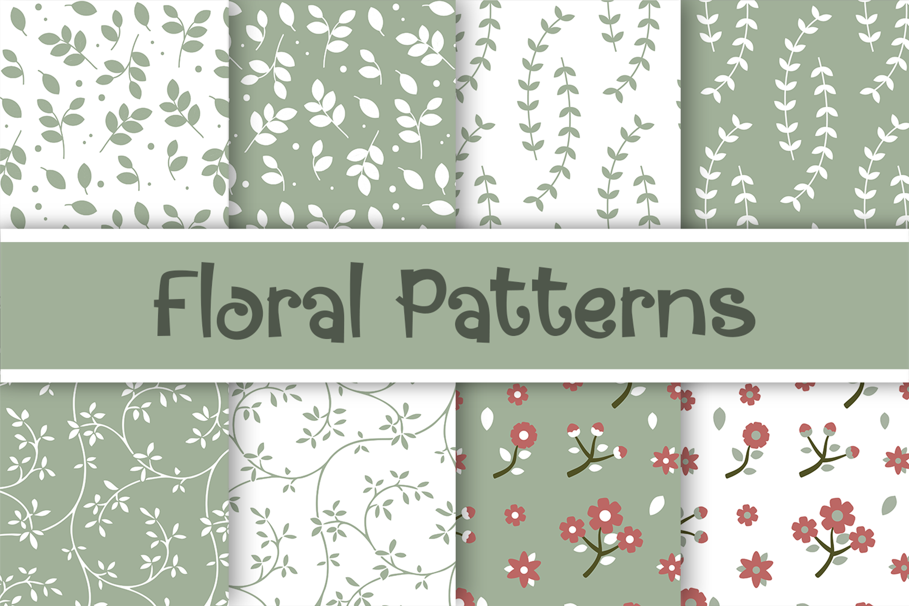 Watercolour Floral Patterns, an Arts & Entertainment Photo by AdriOP