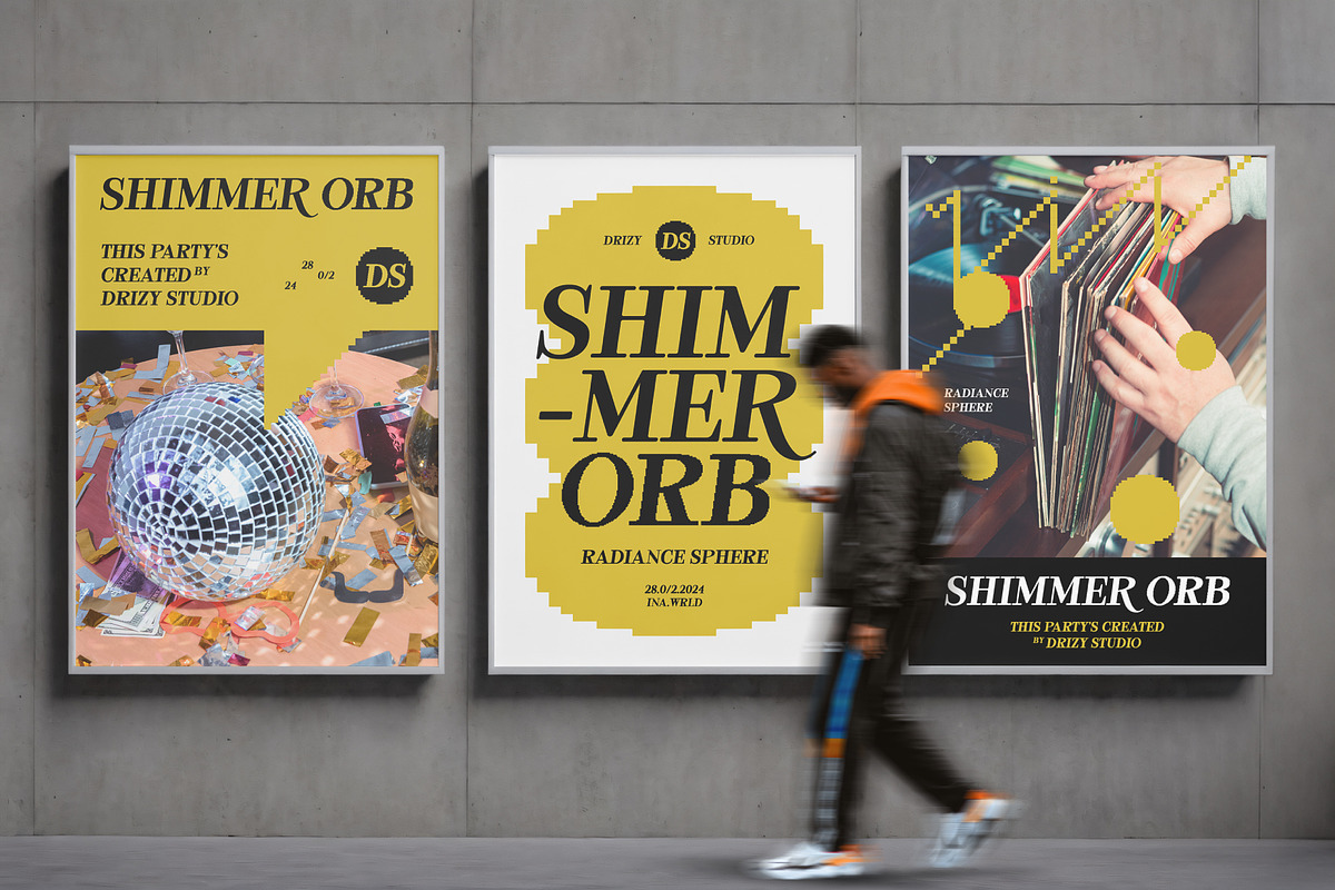 Reaktona - Pixel Slanted Serif Font, a Serif Font by Drizy (Photo 7 of 10)