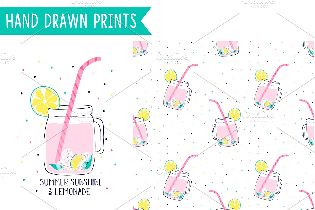 Hand drawn lemonade, a Food Illustration by Black_sun (Photo 1 of 3)