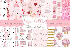 Digital papers seamless patterns