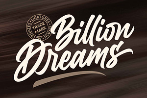 SALE! Billion Dreams / Urban Font