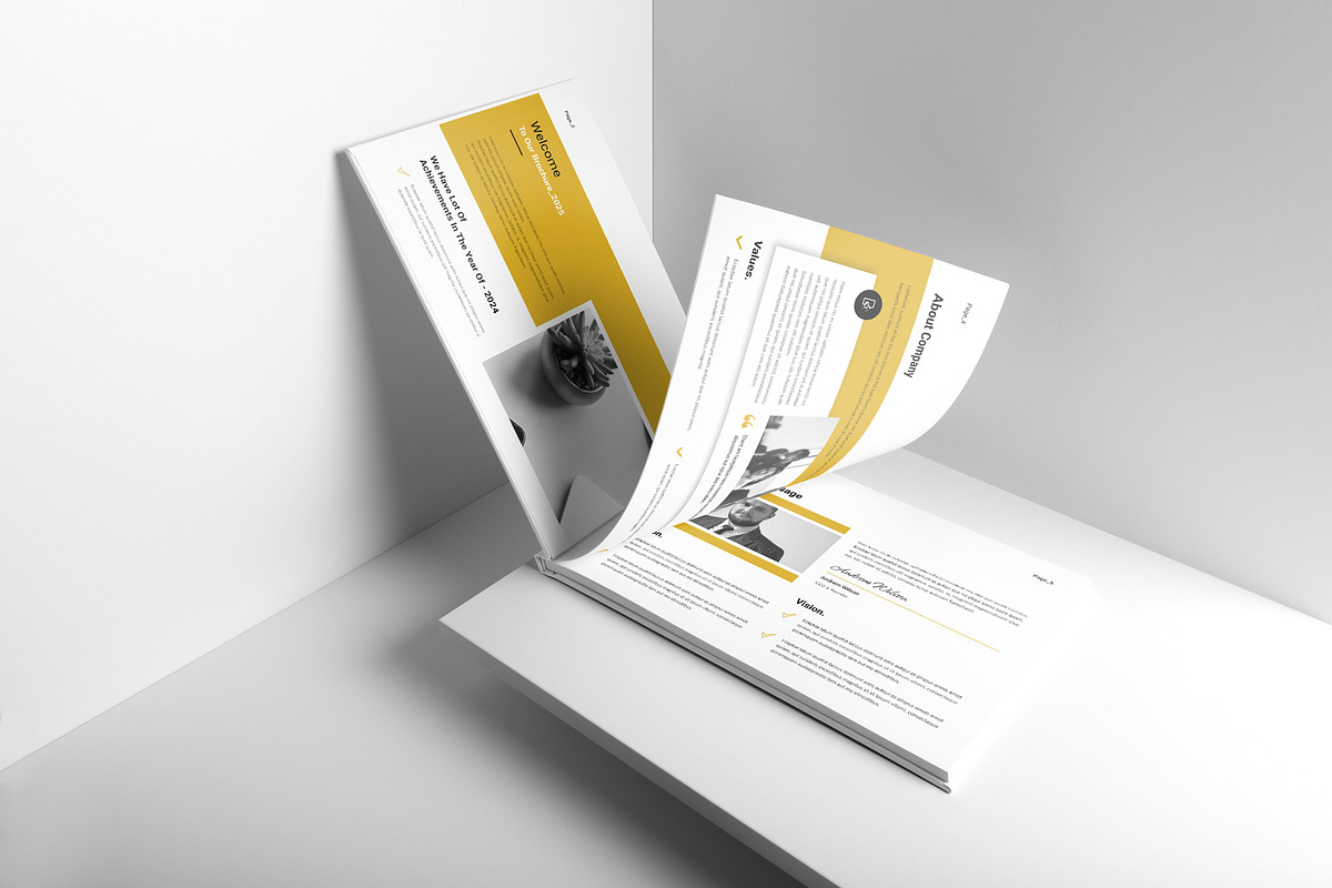 Business Brochure Template Landscape preview 4