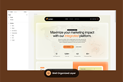 Marketing Agency Landing Page, a Landing Page Template by SLAB! Design (Thumbnail 2 of 3)