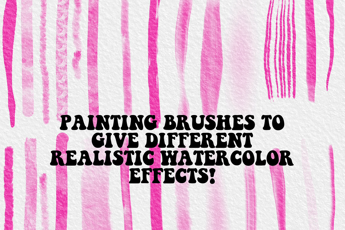 Watercolor lettering and painting brushes preview 4