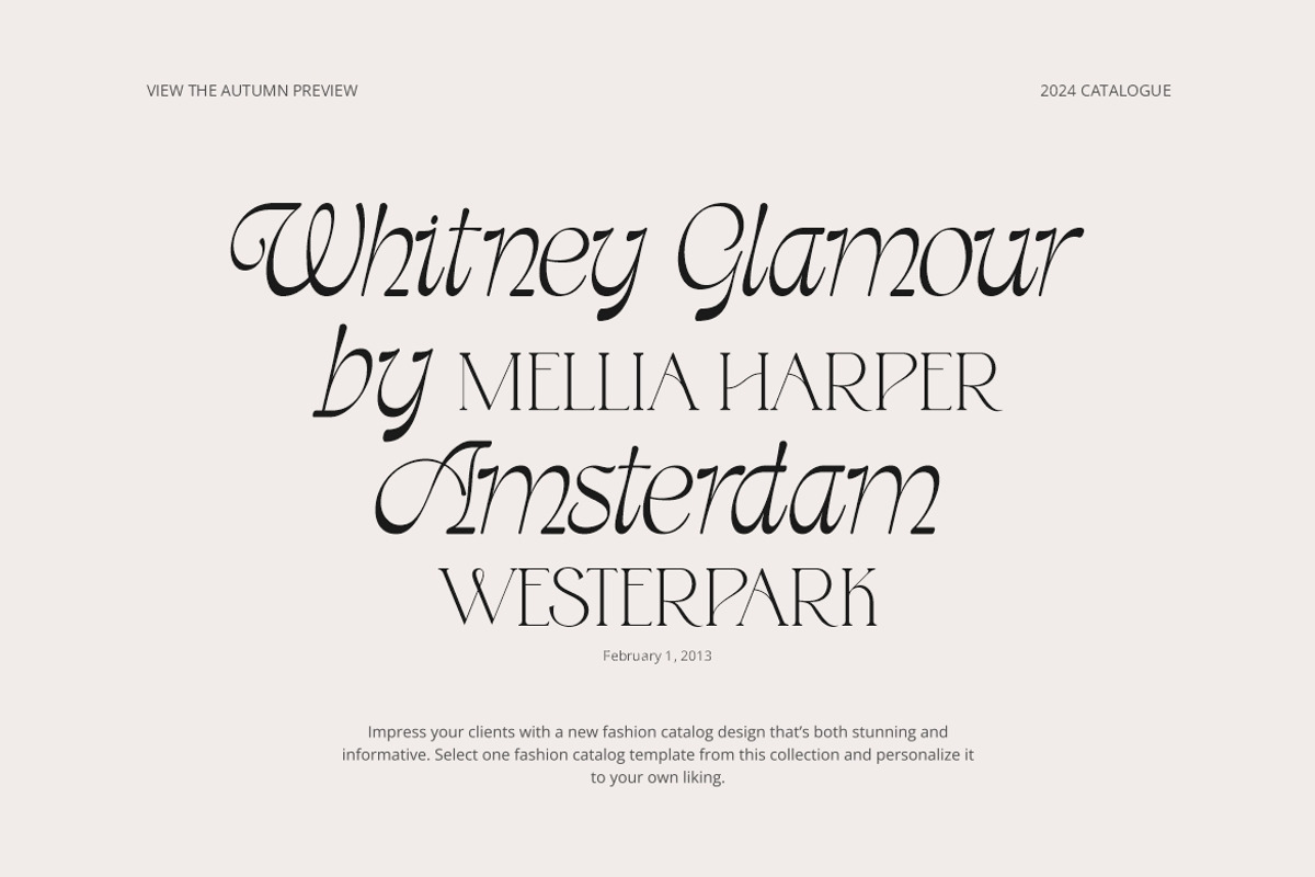 Stefania Font - Classy Font!, a Serif Font by HansCo Studio (Photo 2 of 10)