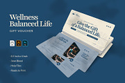 Wellness Balanced - Gift Certificate, a Print Template by VUNIRA (Thumbnail 1 of 3)