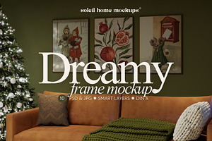 DREAMY | Christmas Frame Mockup Set