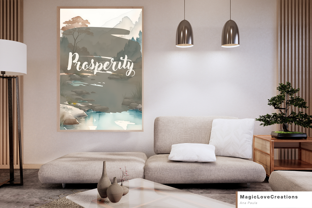 Spiritual Positive Quote Print Wall, a Poster Template by MagicLove Creations (Photo 8 of 10)