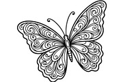 Ornamental Butterfly SVG Bundle, an Object Graphic by Gfx_Store (Thumbnail 10 of 16)