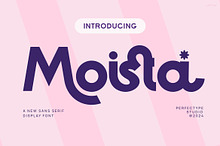 Moista Modern Futuristic Sans Serif