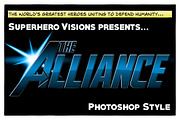 10 Photoshop Styles: Superheroes v1, a Layer Style Add-On by SuperheroVisions (Thumbnail 11 of 15)