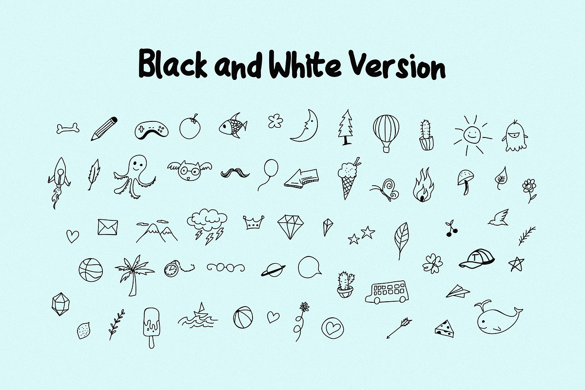 Fun Story Font + 60 Illustration preview 8