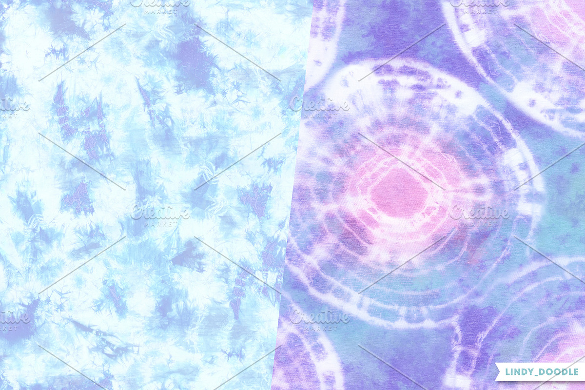 Summer Pastel Tie-Dye Patterns, a Pattern Graphic by Lindy_doodle (Photo 9 of 13)