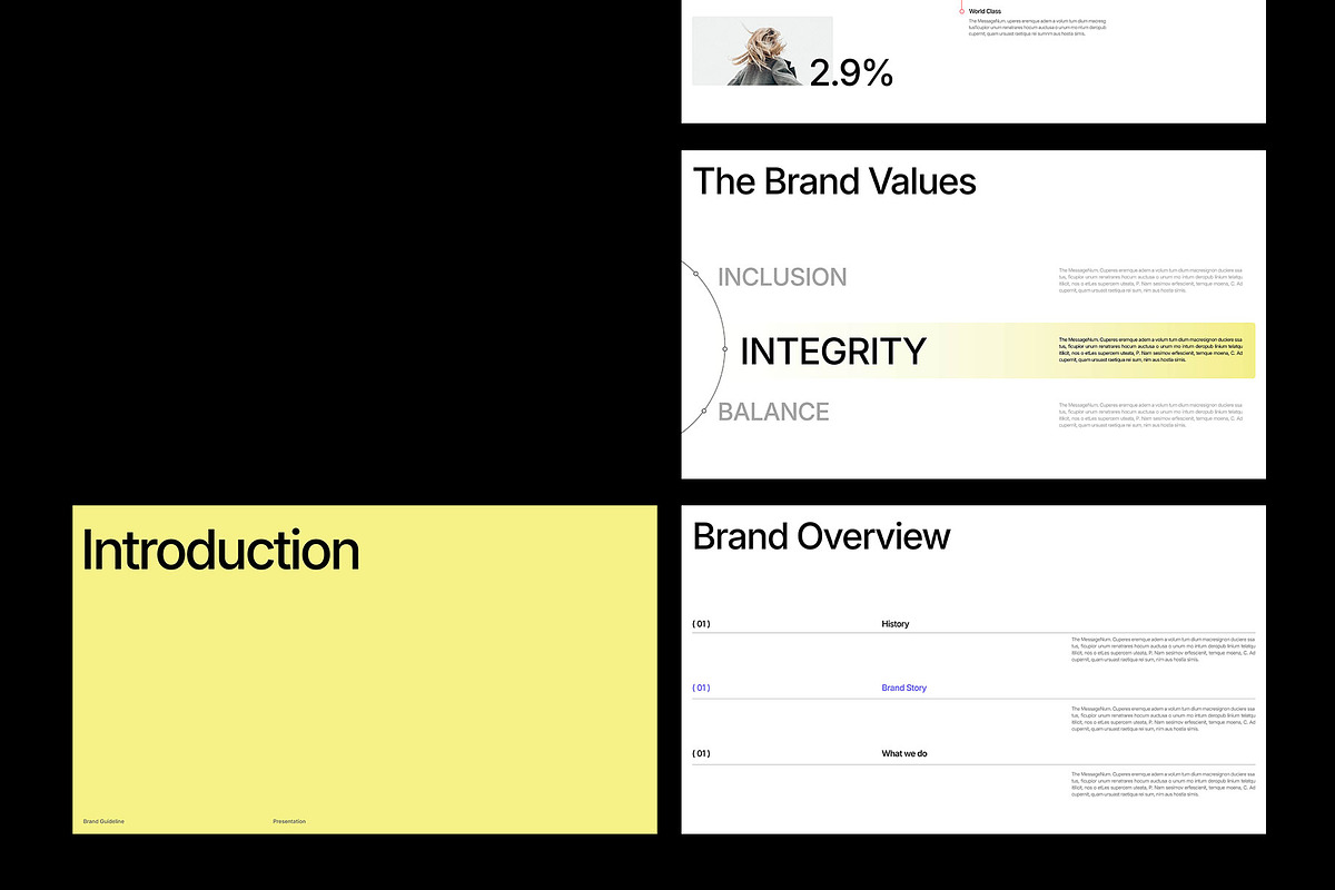 Brand Guideline Presentation Deck, a Branding & Logo Template by Devators (Photo 7 of 8)