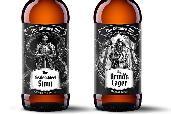 Fantasy Beer Label Designs preview 4